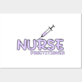 Nurse Practitioner (NP) Purple Posters and Art